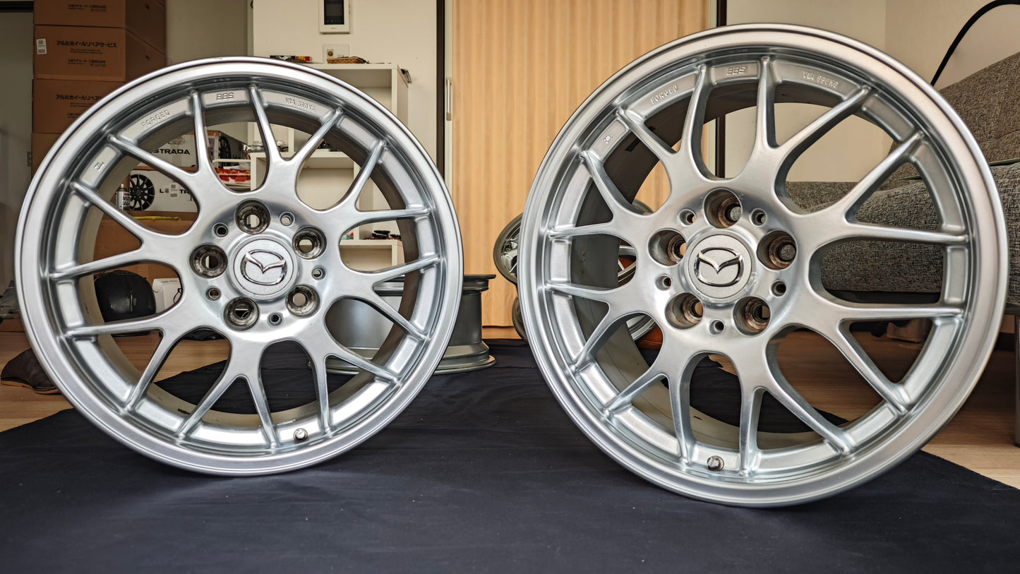17" BBS RG384 RG385 FD Spirit R Type A Wheels