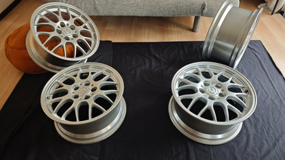 17" BBS RG384 RG385 FD Spirit R Type A Wheels